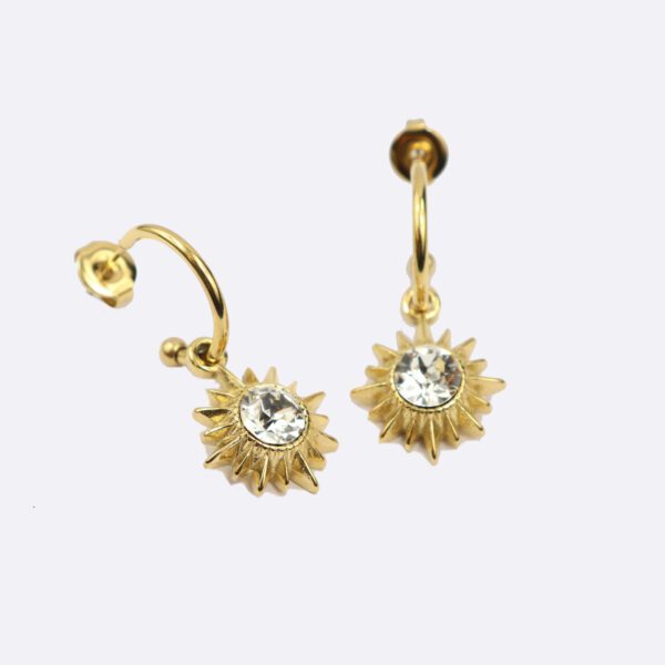 Boucles d'oreilles soleil 3 bis