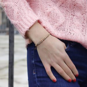 Bracelet chaîne multi perles 2