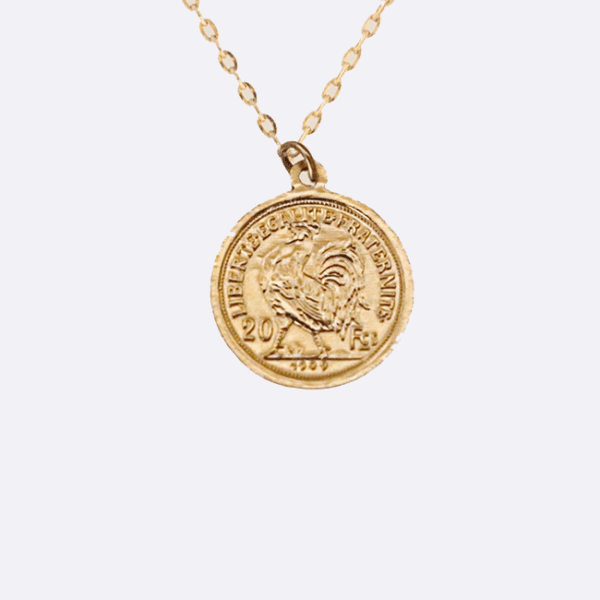 collier_pendentif_piece_monnaie_coq