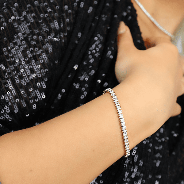 Bracelet brillant (acier inoxydable) – Image 3